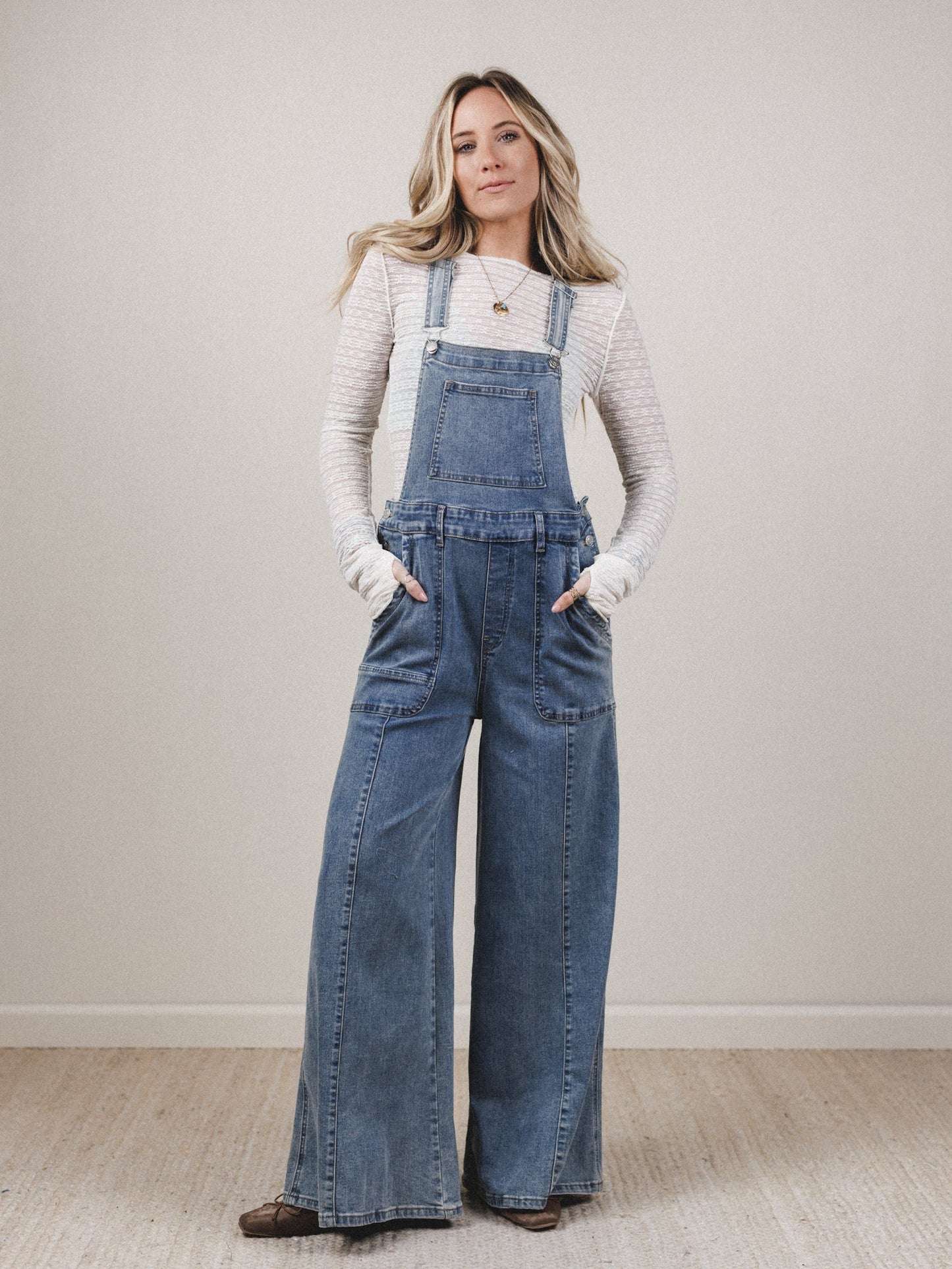 Above All Overalls - Medium Denim - Pre Order