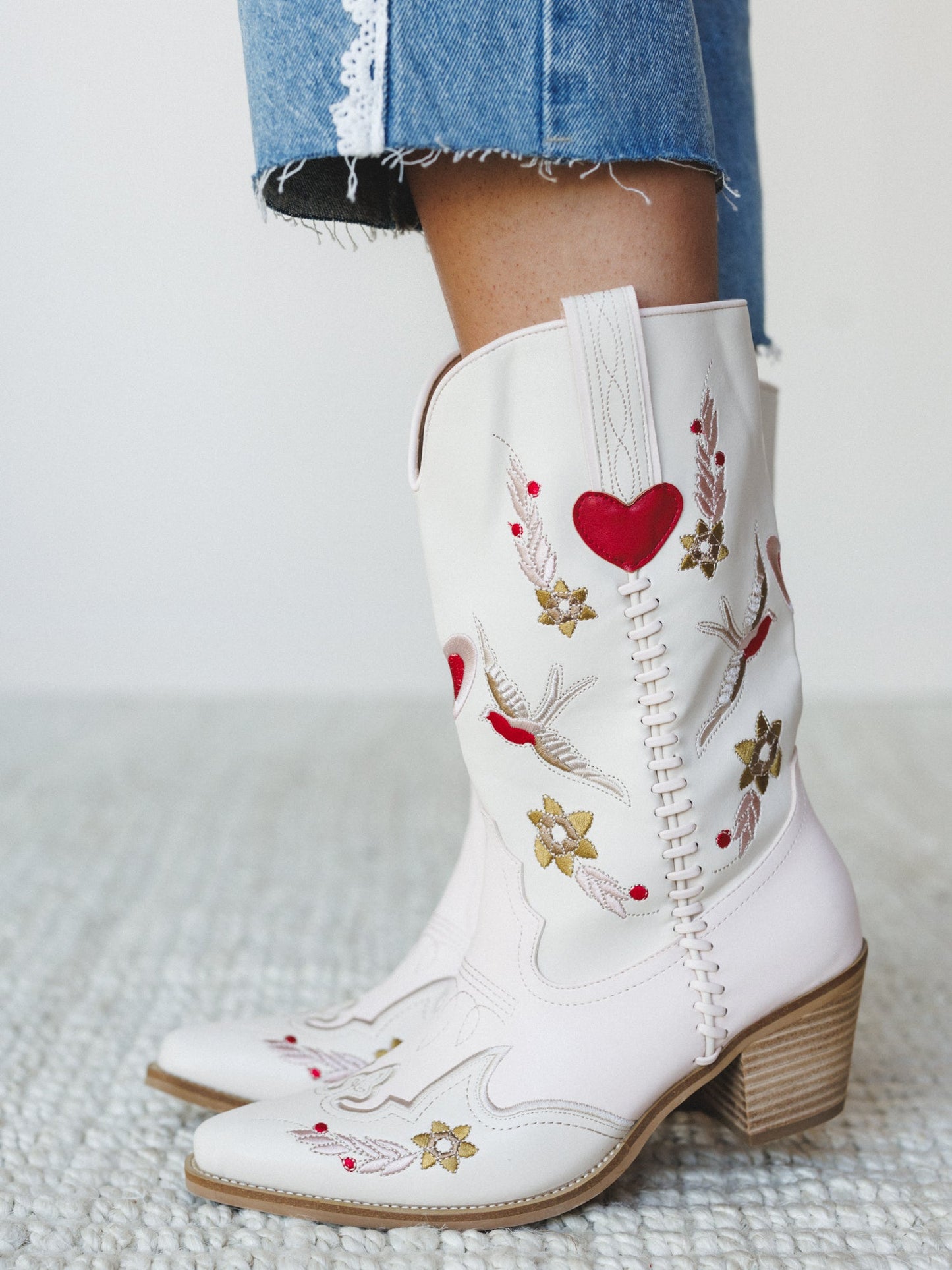 Elsie Bootie - Pink Beige