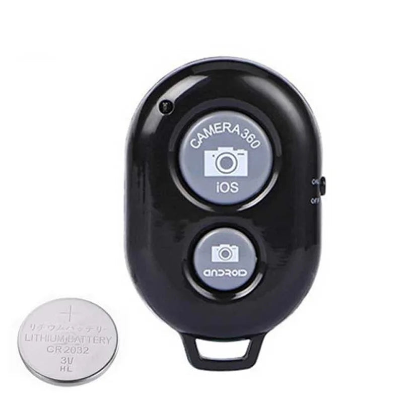 2 Pack Wireless Camera Remote Control - Wireless Remote for iPhone & Android Phones iPad iPod Tablet, Clicker for Photos & Video