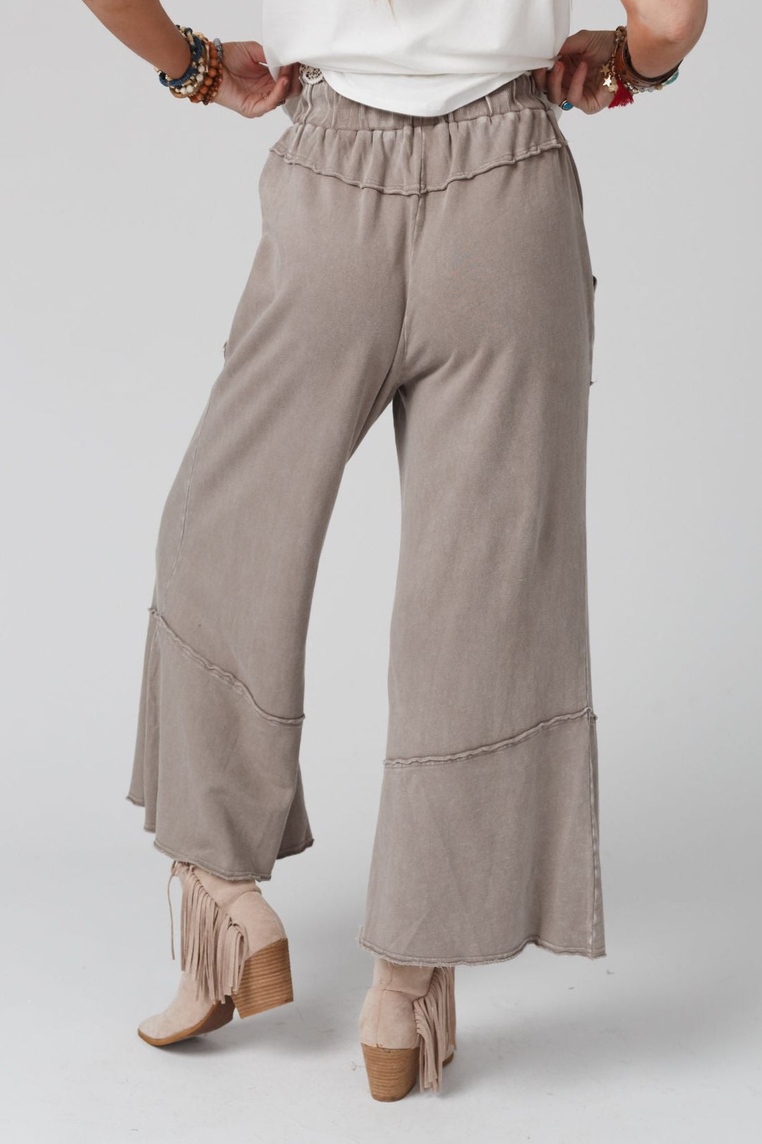 Feeling Good Wide Leg Pant - Taupe