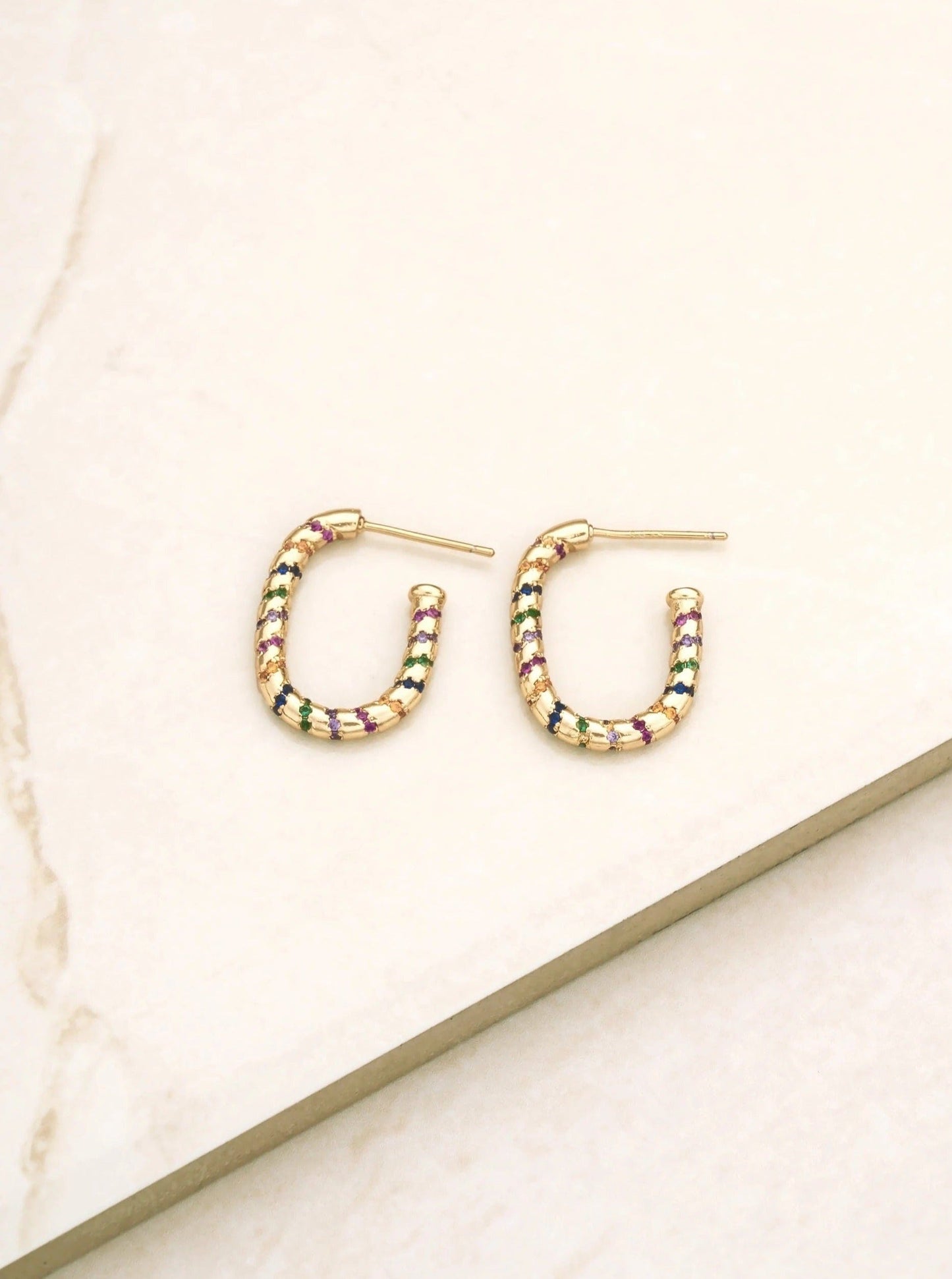18k Everyday Celebration Hoop Earrings
