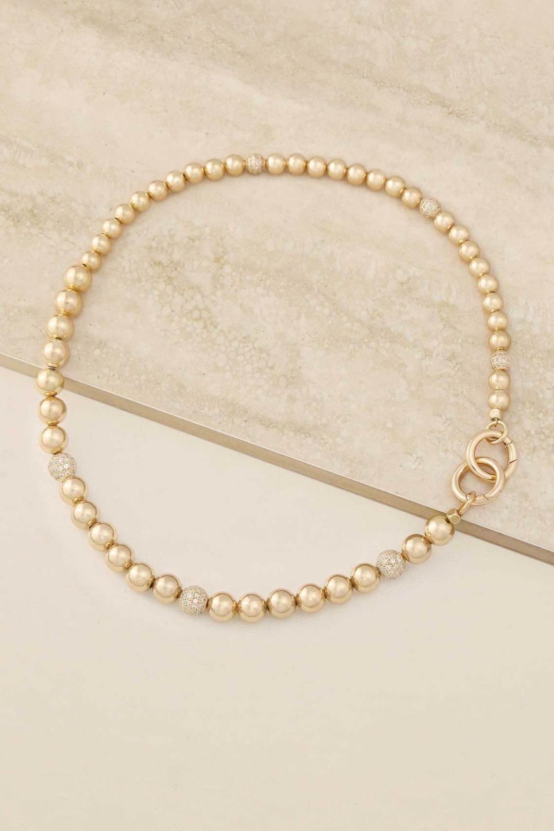 18k SPHERE CHOKER