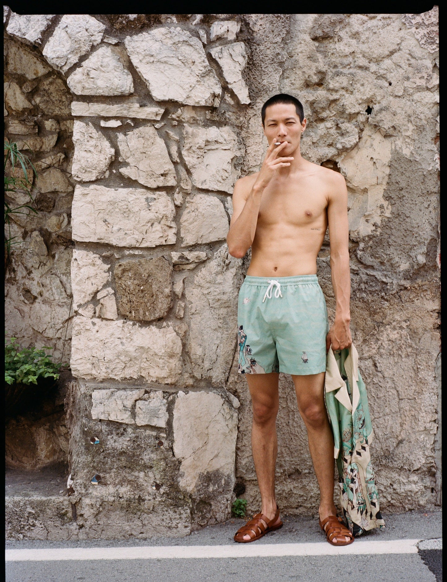 ‘Le Sirenuse’ Swim Trunks by Lucio Liguori