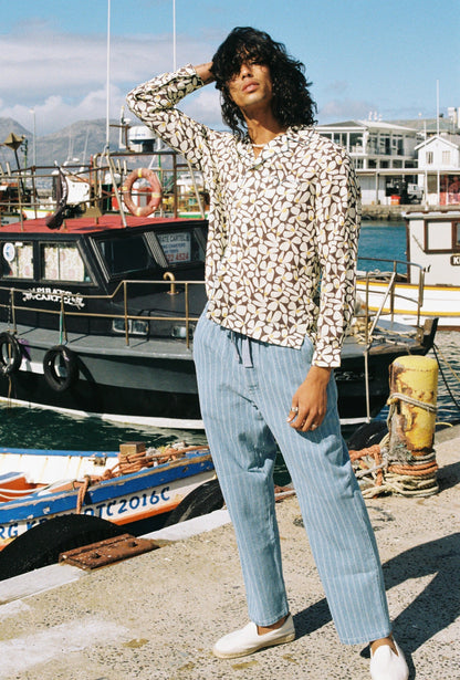 Easy-Going Pants (Indigo Weave)