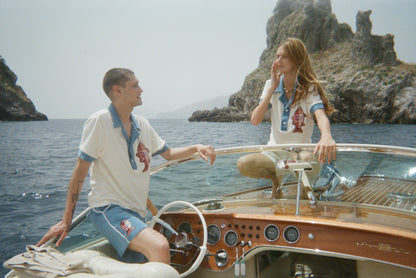 'Le Sirenuse' Pop-Over (Mediterranean Blue)