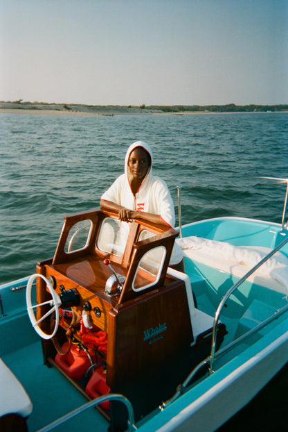'Boston Whaler' Beach Towel Top
