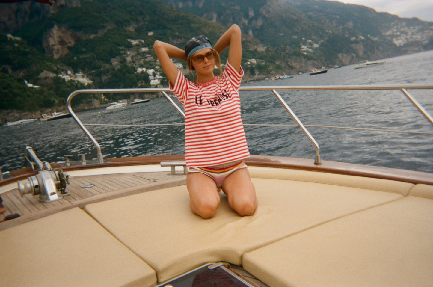 'Le Sirenuse' Souvenir Terry Tee (Red)