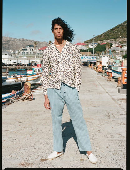 Easy-Going Pants (Indigo Weave)