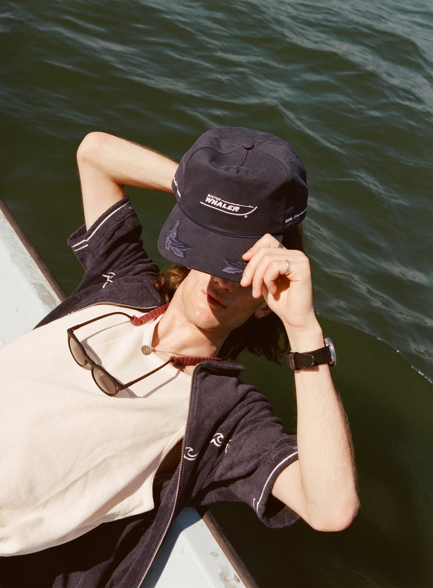 'Boston Whaler' 5-Panel Souvenir Cap