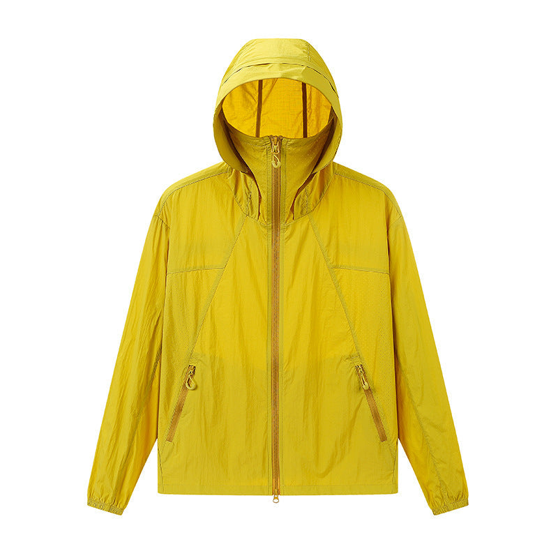 Unisex UV Protection Hooded Nylon Jacket – 10 Colors