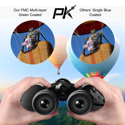 8-24x50 Zoom Binoculars – BAK-4 Prism, FMC Aspherical Lenses, Low-Light & Tripod Ready