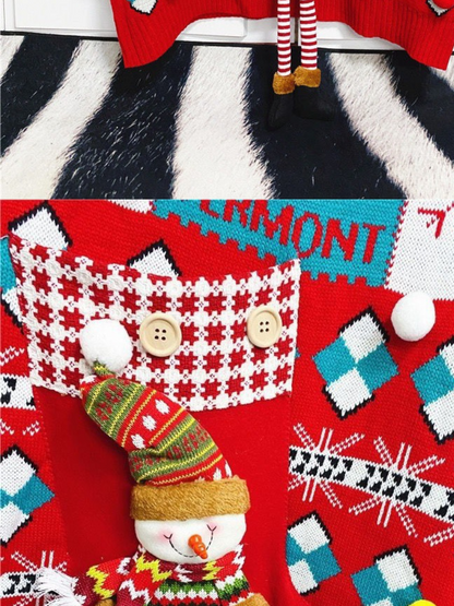 Cozy & Cute Christmas Teddy Bear Sweater | Eva Trends