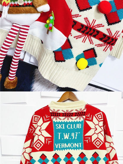 Cozy & Cute Christmas Teddy Bear Sweater | Eva Trends