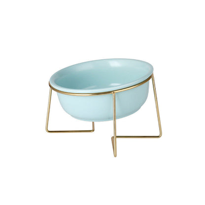 Ceramic tableware with gold frame