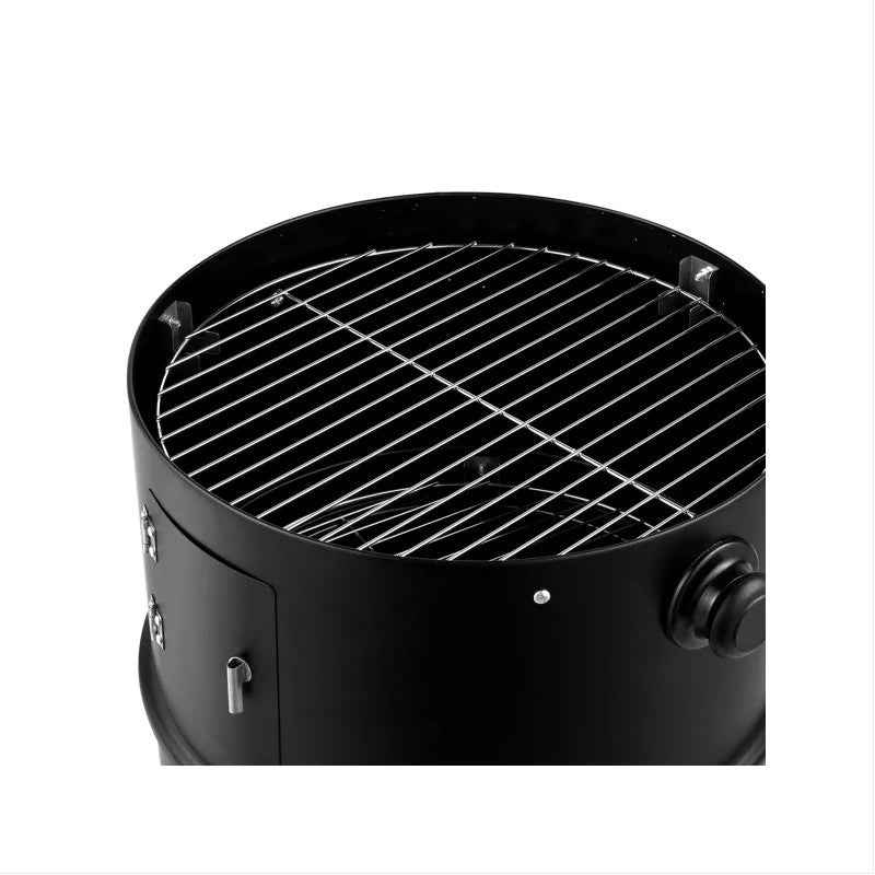 Portable Barrel Charcoal Smoker Grill – Outdoor BBQ Smoker