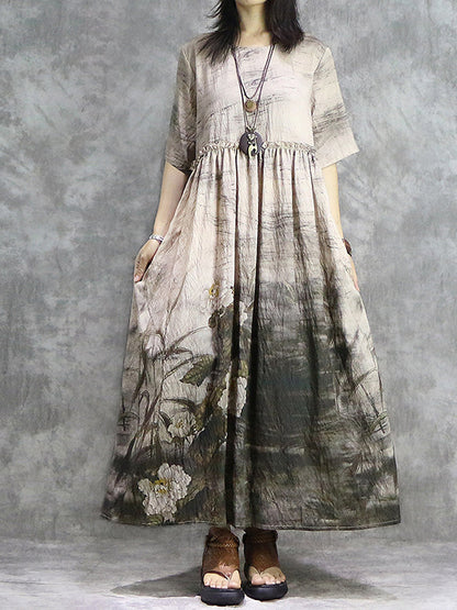 Over The Stars Smock Dress