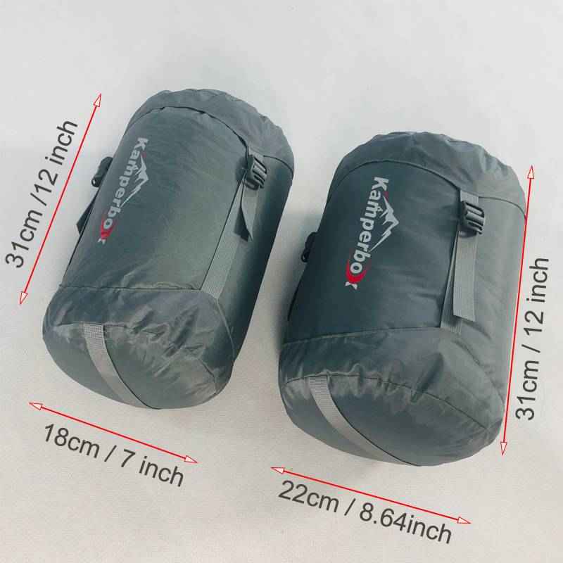 Ultra-Light Duck Down Mummy Sleeping Bag – 4-Season, Rated to 25°F