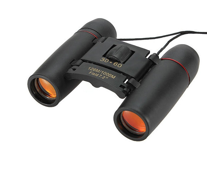 30x60 HD Binoculars – Compact Foldable Binoculars for Hiking, Travel & Outdoor Use