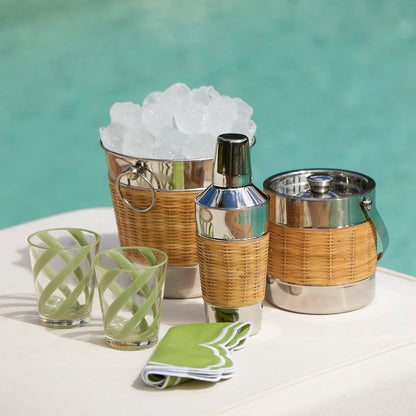 Wicker Cocktail Shaker