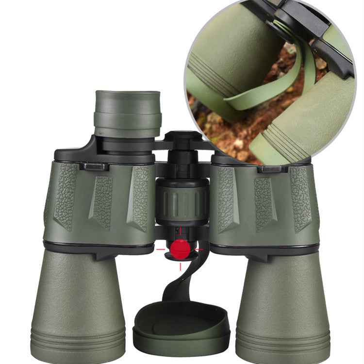 20x50 HD Binoculars – BAK4 Prism, FMC Green Film Coating, 168m/1000m Field of View
