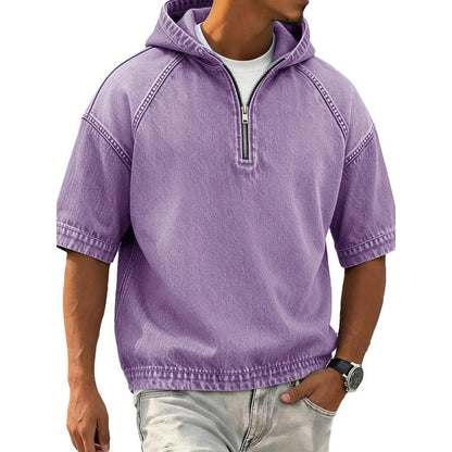 Men's Half-Zip Sports Hoodie
