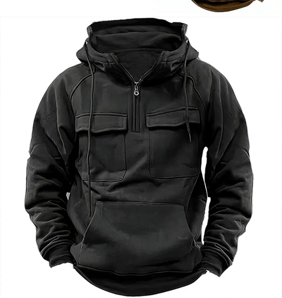 Men's Zip-Up Hoodie Sweatshirt – Casual Everyday Hoodie
