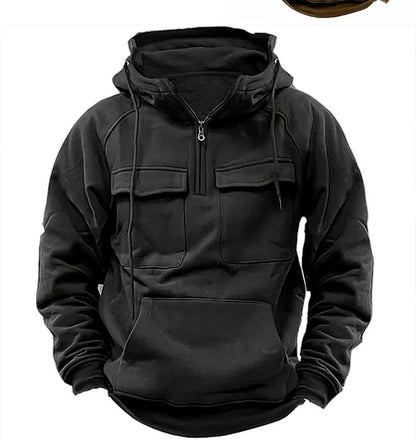 Men's Zip-Up Hoodie Sweatshirt – Casual Everyday Hoodie