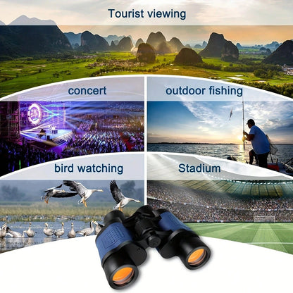 60x60 HD Night Vision Binoculars – High-Power Telescope for Hunting, Hiking & Outdoor Use