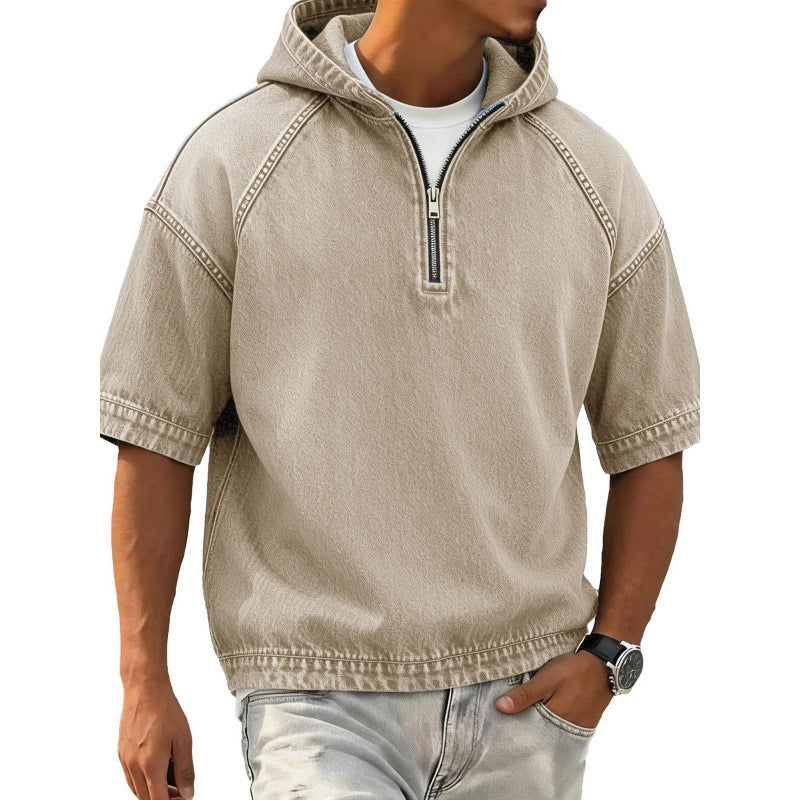 Men's Half-Zip Sports Hoodie
