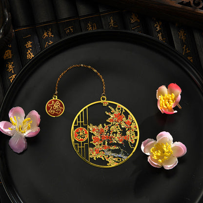 Chinese Style Flower God Classical Bookmark Teachers' Day Color Gift