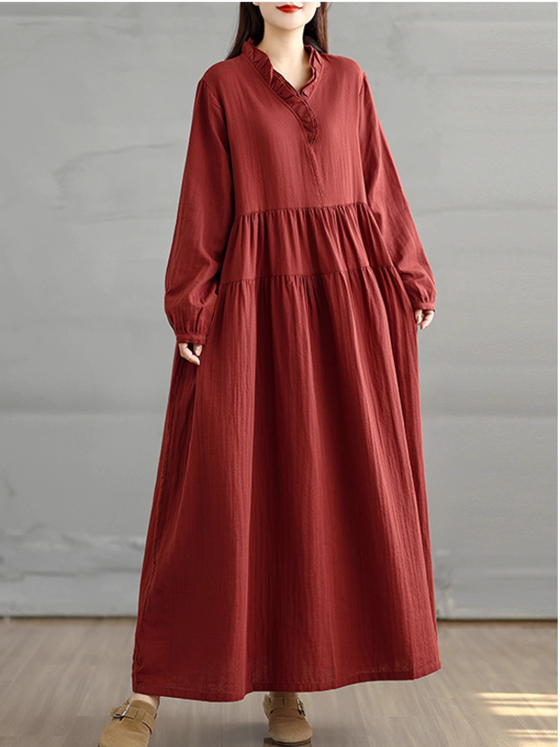 Stylish Women's Long Summer Smock Dress | Eva Trends