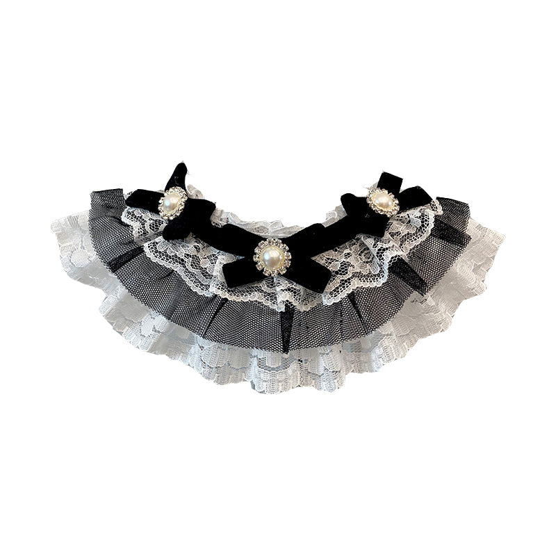 Cat Bib Collar Dog Drool Towel Pet Bow Tie