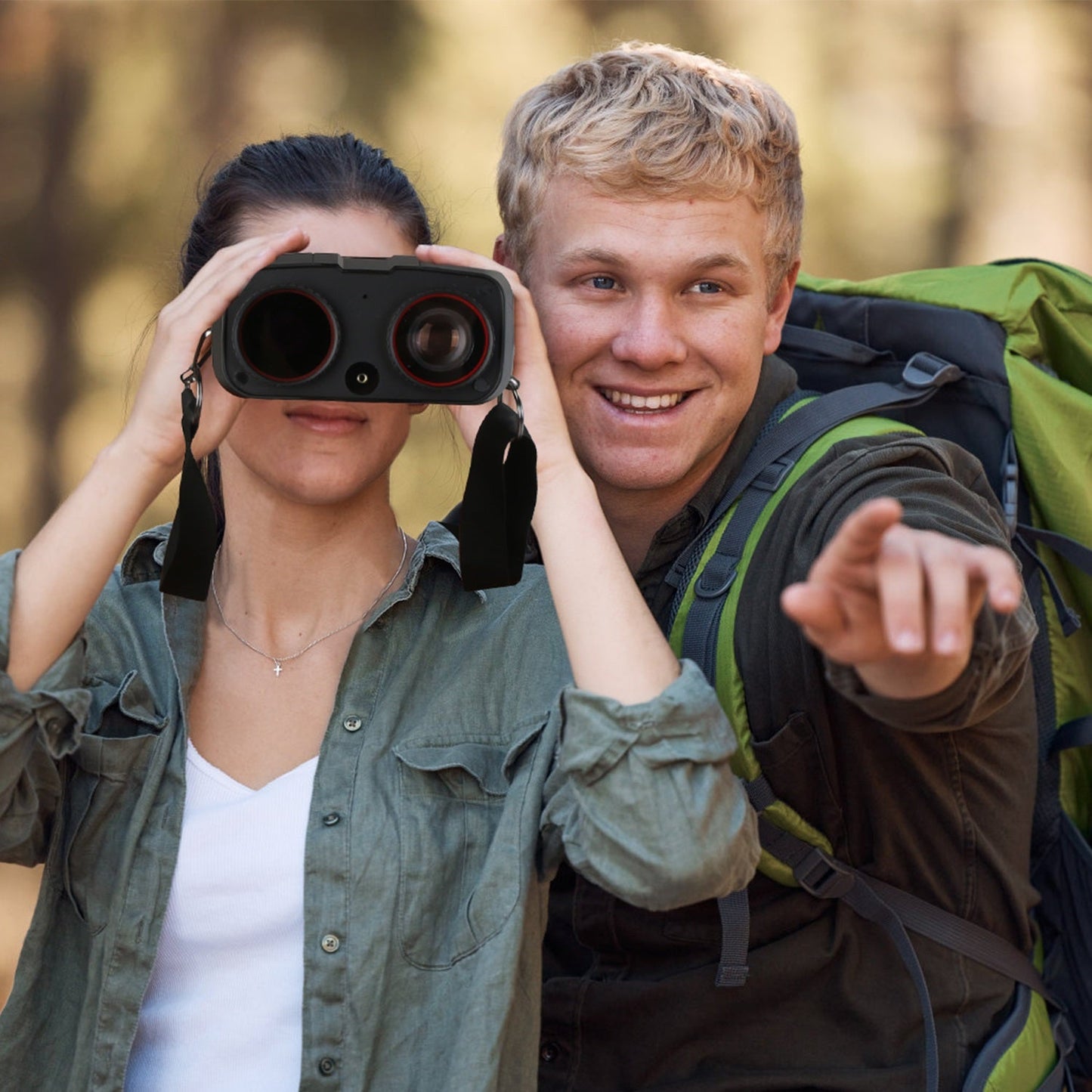 4K Night Vision Goggles – 10x Optical Zoom, 31MP, 800m IR Range, WiFi App & 3" LCD Screen