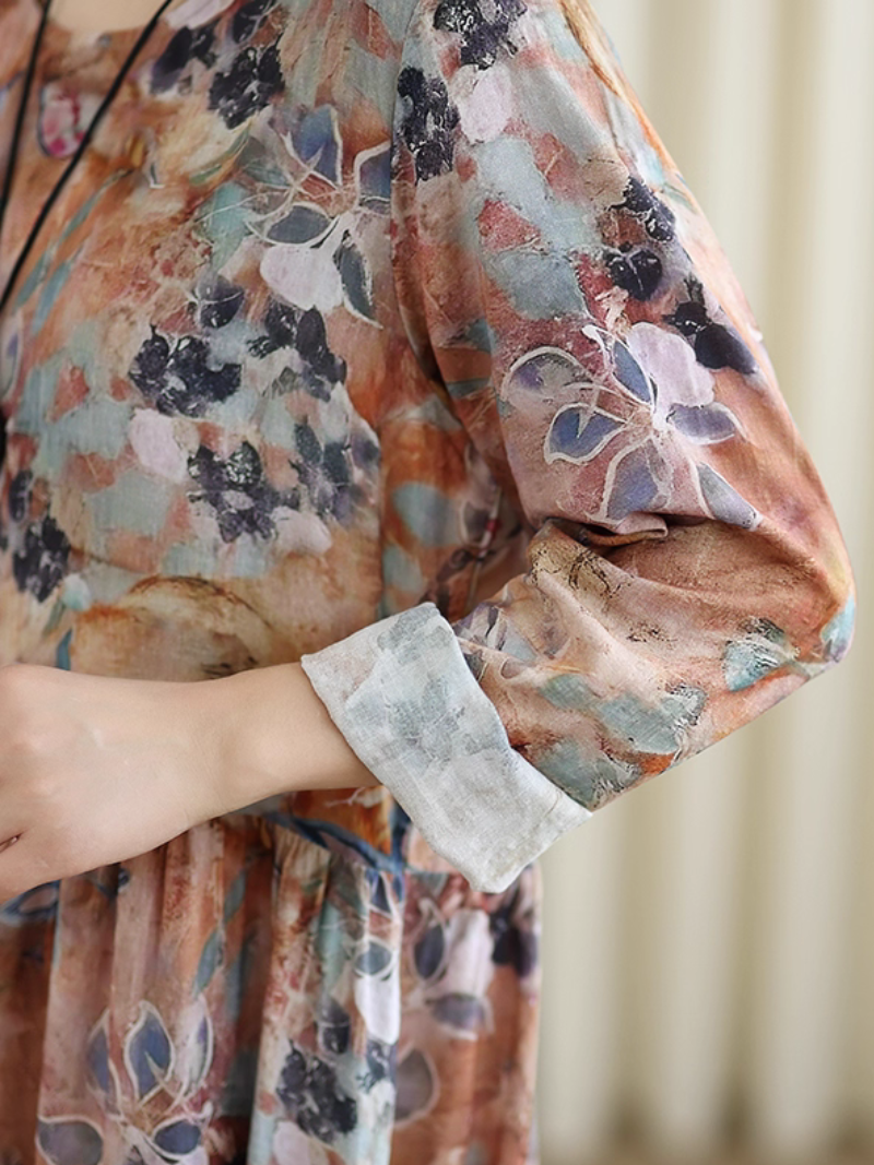 Trendy Women's Summer Printed Smock Dress | Eva Trends
