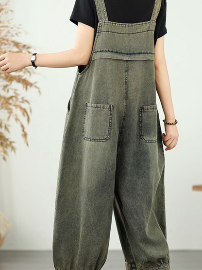 Stylish Women's Summer Floral Pocket Overalls | Eva Trends