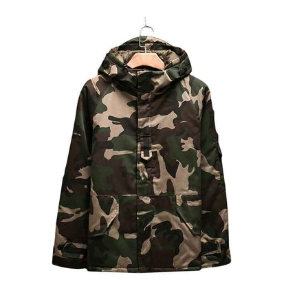 Men's Winter Camouflage Hooded Jacket – Warm Outdoor Outerwear