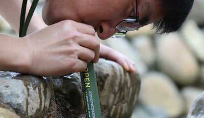 7-Stage Portable Water Purifier Straw – 99.9999% Filtration for Camping & Survival