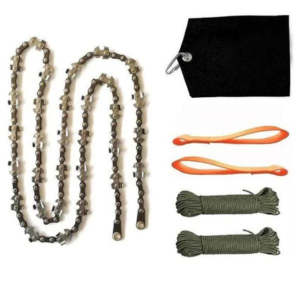 Portable Hand Chain Saw – Outdoor Survival Wire Saw for Camping & Hiking