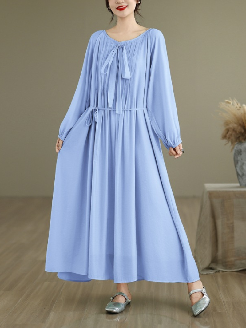 Elegant Flowy Loose A-Line Summer Dress for Women | Eva Trends