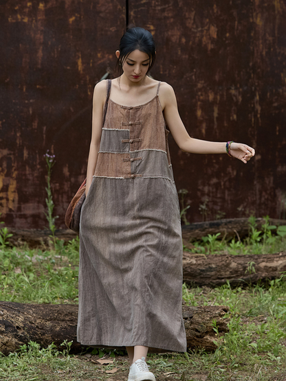 Elegant Women's Tie Dye Dress with Pocket - Eva Trends
