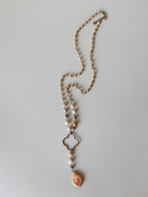 Alani Necklace - Taupe - Pre Order