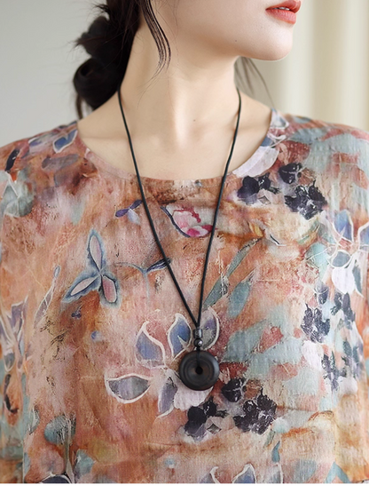 Trendy Women's Summer Printed Smock Dress | Eva Trends