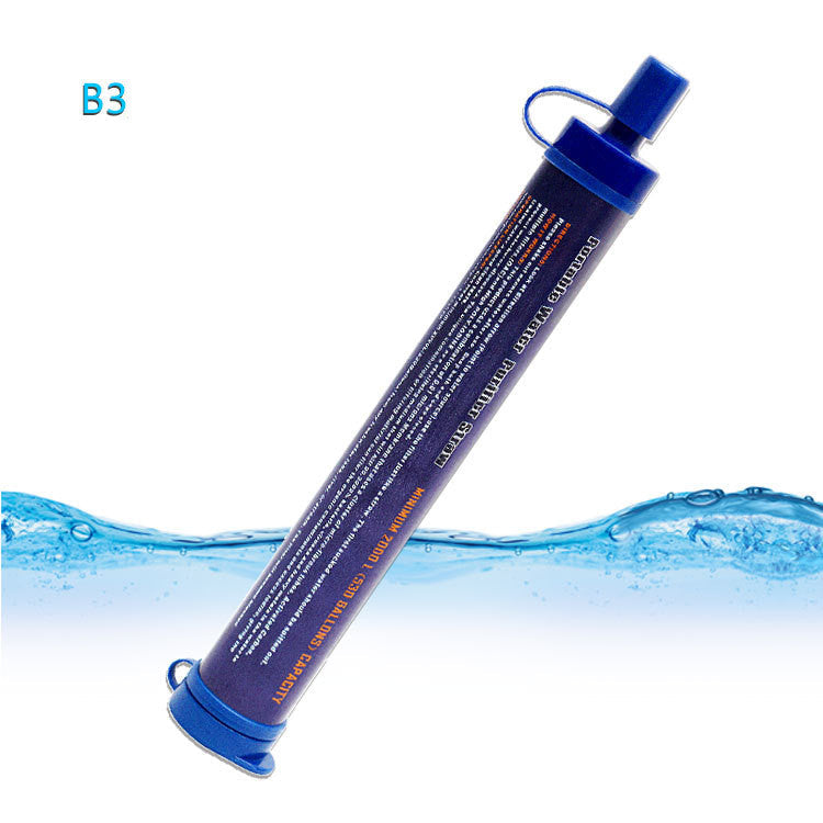 7-Stage Portable Water Purifier Straw – 99.9999% Filtration for Camping & Survival