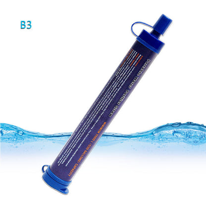 7-Stage Portable Water Purifier Straw – 99.9999% Filtration for Camping & Survival