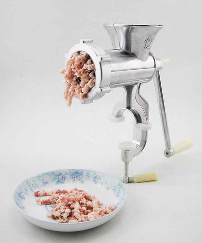 Multifunctional Manual Meat Mincer – Aluminum Alloy Grinder for Meat, Vegetables & Sausage