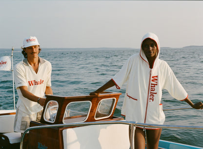 Customizable 'Boston Whaler' Raglan Terry Polo