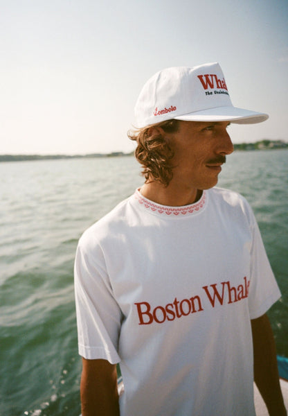 'Boston Whaler: Unsinkable Legend' 5-Panel Souvenir Cap (White)