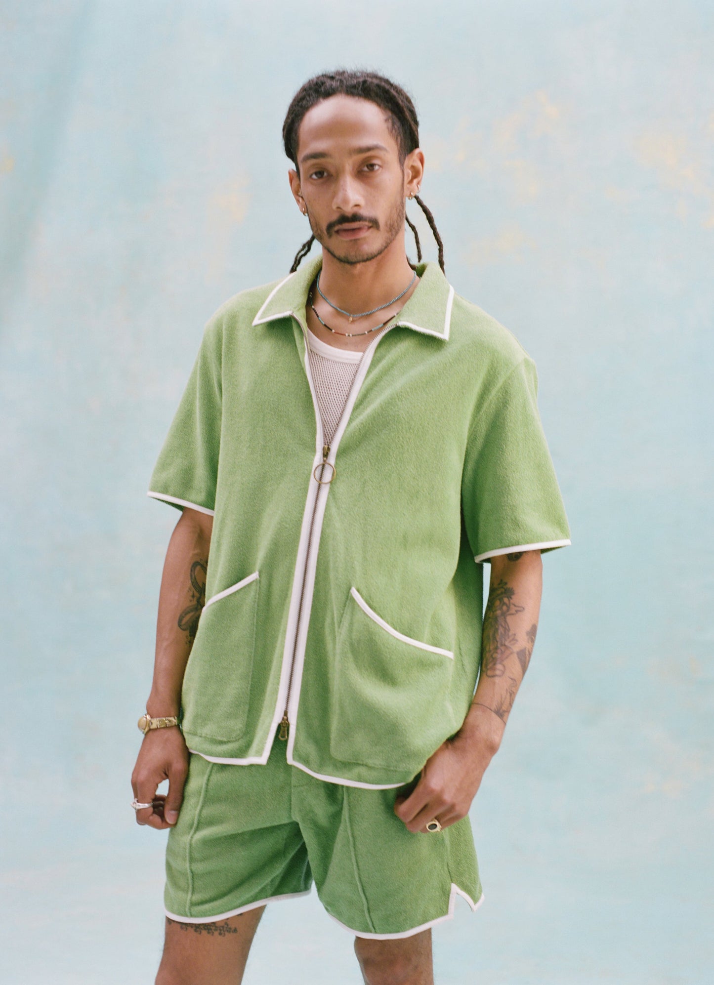'Standard Issue' Cabana Shorts (Green)