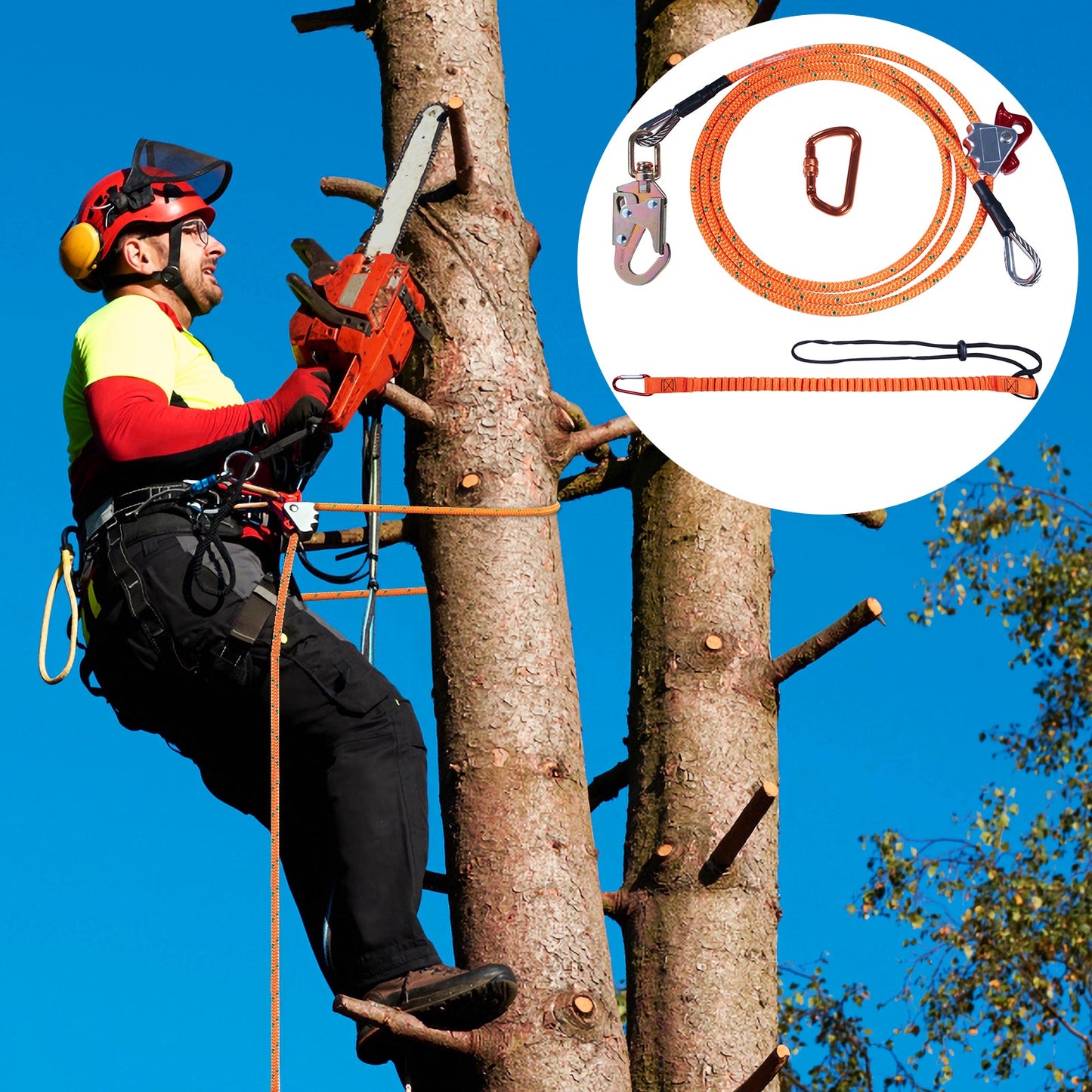 Arborist Flipline Kit – Tree Climbing Positioning Lanyard