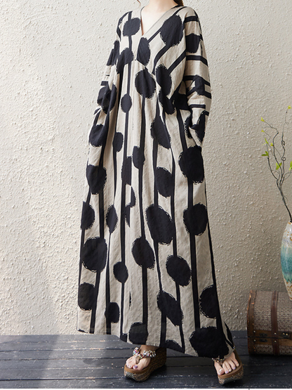 Women's Summer Trendy Party Wear Loose Kaftan Dress